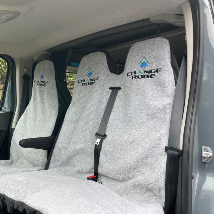 Eco-Ultra® Double Front Bench  Water Resistant Sherpa Car Seat Cover